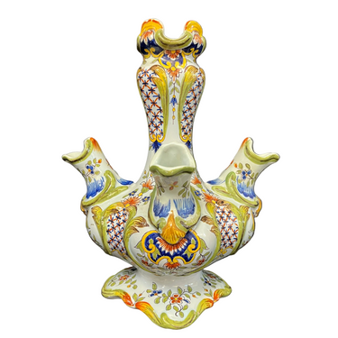 Florero de boquillas múltiples para tulipanes ‘vase à tulipes’ francés s.XX Bucarest Art & Antiques
