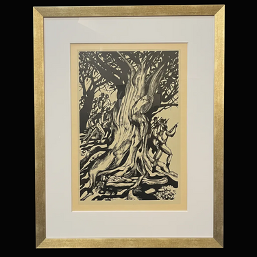 José Venturelli - Litografía 'Raiz y follaje' (1972) Bucarest Art & Antiques