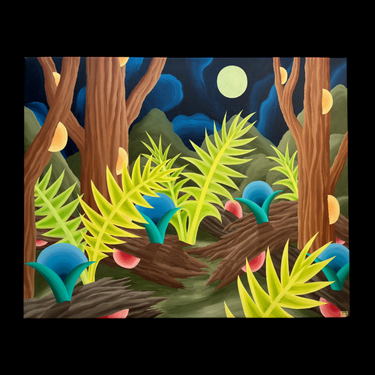 Michael Yaikel - Óleo sobre tela 'Bosque sureño' Consignación
