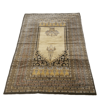 Alfombra Pakistaní seda y lana 126 x 178 cm Colección Exclusiva