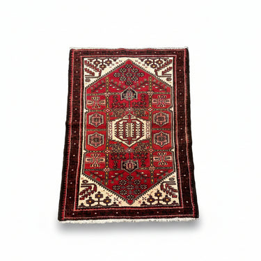 Alfombra Persa Hamadan lana algodón 105x150cms Colección Exclusiva