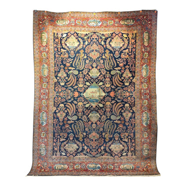 Alfombra Persa Kashan Nathanz Lana 350x260 Colección Exclusiva