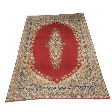 Alfombra Persa Kirman Lana mediados s.XX 207 x 294 cm. Colección Exclusiva