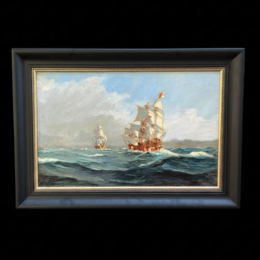 Álvaro Casanova Zenteno - Óleo sobre tela ‘Marina de Carabelas’ Colección Exclusiva