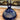 Bombonera francesa de cristal tallado azul cobalto s.XX Bucarest Art & Antiques
