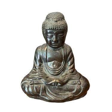 Buda en bronce patinado | Bucarest Art Gallery Bucarest Art & Antiques