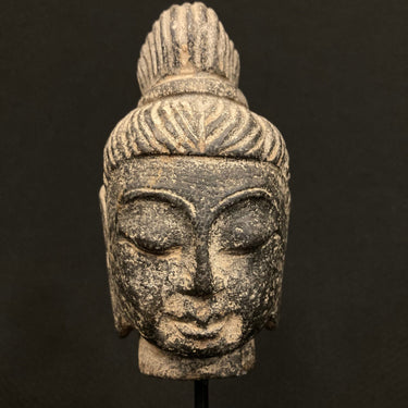 Cabeza de Buda china pequeña | Bucarest Art Gallery Bucarest Art & Antiques