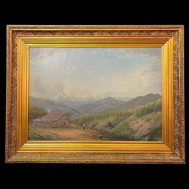 Carlos Jaramillo - Óleo sobre tela 'Vida campestre' Bucarest Art & Antiques