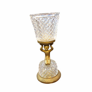 Copa Francesa cristal y bronce dorado s.XIX Bucarest Art & Antiques