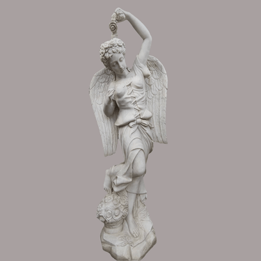 Escultura Ángel de las cuatro estaciones - primavera en piedra mármol Bucarest Art & Antiques