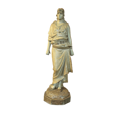 Escultura austriaca de terracota Goldscheider 'Judith' Bucarest Art & Antiques