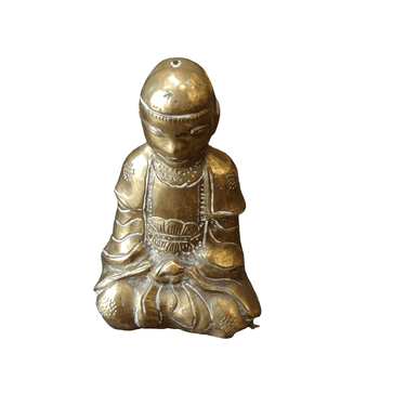 Figura pequeña de monje en bronce Bucarest Art & Antiques