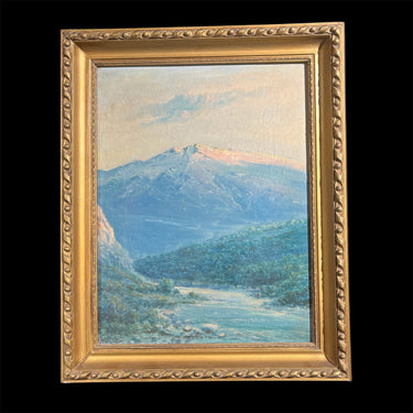 Florencio Vial - Óleo sobre tela 'Paisaje del valle central' Bucarest Art & Antiques