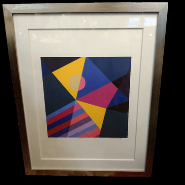 Grabado de Carmen Piemonte "Piramidal 2022" Bucarest Art & Antiques