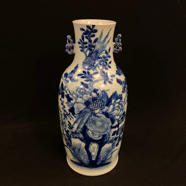 Gran jarrón chino porcelana aves y flores | Bucarest Art Gallery Bucarest Art & Antiques