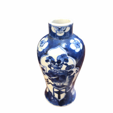 Jarron chino antiguo porcelana azul y blanco Bucarest Art & Antiques