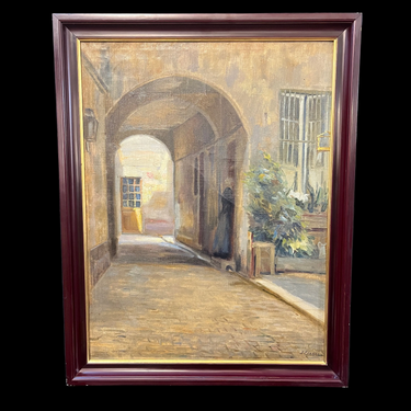 Joaquín Fabres - Óleo sobre tela 'Entrada principal' Colección Exclusiva
