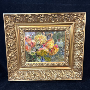 Juan Francisco González - Óleo sobre tela ‘Crisantemos’ Bucarest Art & Antiques