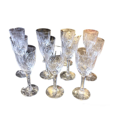 Juego de 11 copas de Cristal Frances Bucarest Art Gallery