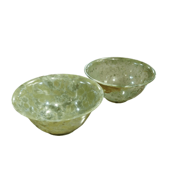 Juego de dos bowls chinos de jade Bucarest Art & Antiques
