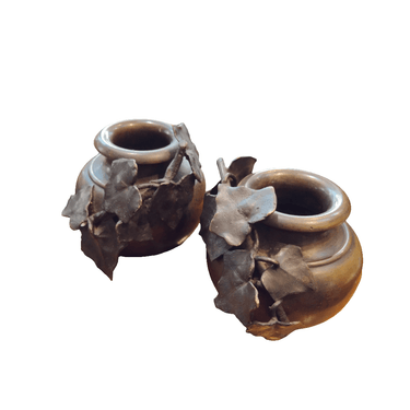 Juego de esculturas en bronce 'gredas y enredaderas' Bucarest Art & Antiques