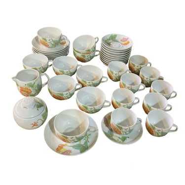 Juego de té y café francés para ocho personas de Limoges Georges Boyer | Bucarest Art Gallery Bucarest Art & Antiques