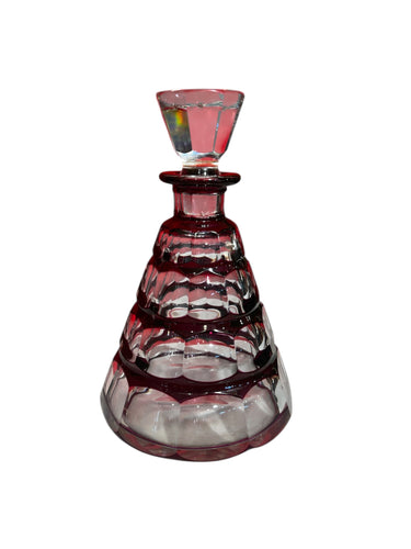 Licorera cristal Val Saint Lambert Belga Bucarest Art & Antiques