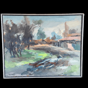 Manuel Gómez Hassan - Óleo sobre tela 'Cielo en Quilicura' Colección Exclusiva