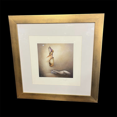 Mario Toral - Gicleé ‘Cuerpos y piedra azul’ 31/100 (28x28) Bucarest Art & Antiques