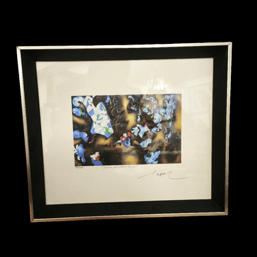 Mario Toral – Giclée ‘Rostros con piedras azules’ formato pequeño Bucarest Art & Antiques