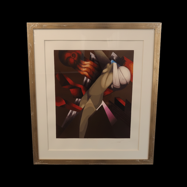 Mario Toral - Serigrafía 'Prisionera de Piedra' 72/80 (65x80) Bucarest Art & Antiques