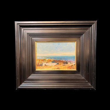 Morales Jordán - Óleo sobre cartón ´Camino bajada a Viña del Mar` Bucarest Art & Antiques