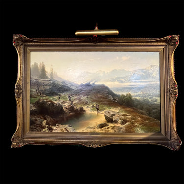 Otto Von Kamecke - Óleo sobre tela ‘Weimar’ Bucarest Art & Antiques