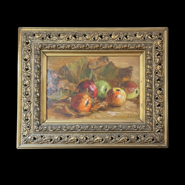 Pedro Jofré - Óleo sobre madera Bodegón ‘Frutas’ Bucarest Art & Antiques