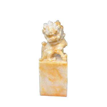 Sello chino en piedra dura perro Fo ‘Kurt Konrad’ Bucarest Art & Antiques