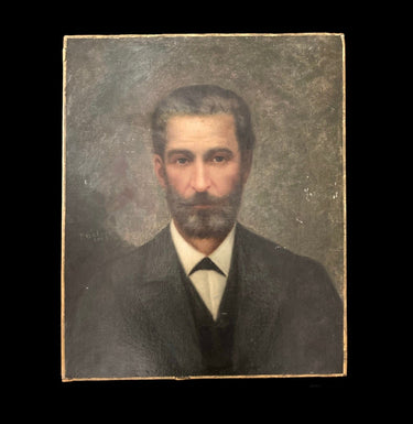 T. Galvez - Óleo "Retrato hombre antiguo" | Bucarest Art Gallery Bucarest Art & Antiques