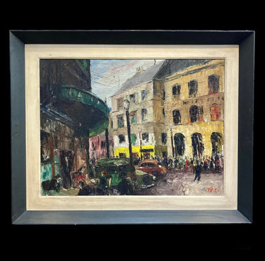 Tígner - Óleo "Las calles de Paris" | Bucarest Art Gallery Bucarest Art & Antiques
