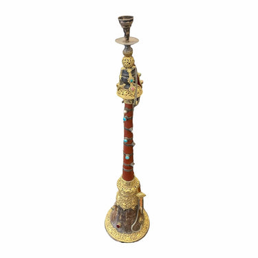 Trompeta tibetana o Rgya Gling de cobre y bronce | Bucarest Art Gallery Bucarest Art & Antiques