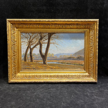 Alberto Valenzuela Llanos - Óleo sobre tela 'Paisaje otoñal'
