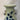 Florero chino de porcelana esmalte floral Bucarest Art & Antiques