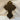 Crucifijo con benditera francés en bronce y madera sobre terciopelo rojo fines s.XIX Bucarest Art & Antiques