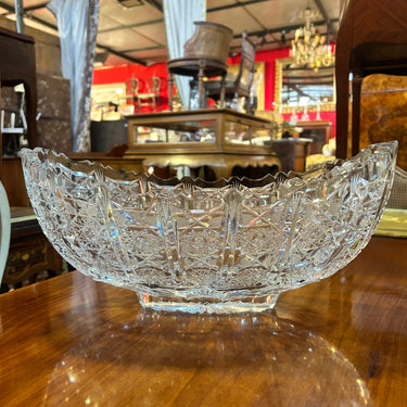 Canoa francesa de cristal tallado principios años 40'