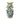 Florero chino de porcelana esmalte floral Bucarest Art & Antiques