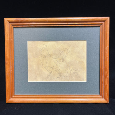 Aristodemo Lattanzi F. - Lápiz sobre papel 'Boceto' 1988