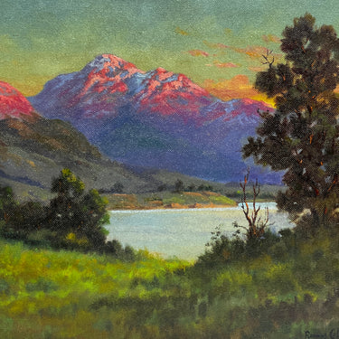 Benito Ramos Catalán - Óleo sobre cholguán 'Resplandor'