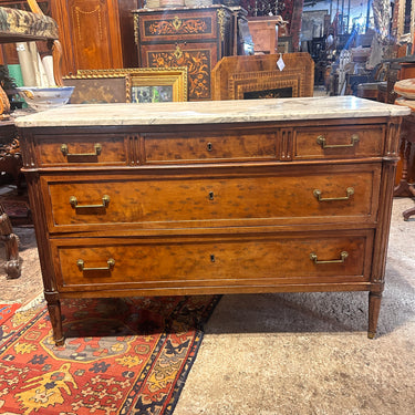 Cómoda estilo Luis XVI tardío con mármol Bucarest Art & Antiques