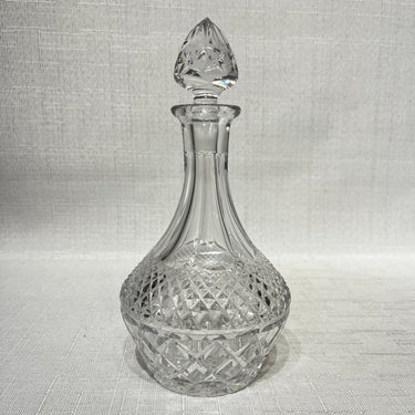 Licorera de cristal tallado francesa años 50