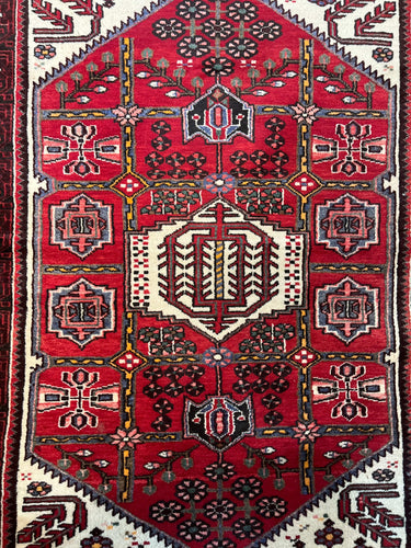 Alfombra Persa Hamadan lana algodón 105x150cms Colección Exclusiva