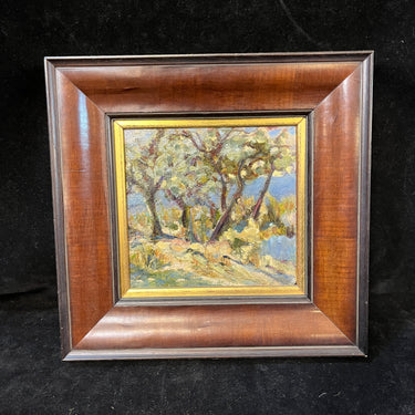 Alfonso Vila - Óleo sobre madera ‘Preludio de primavera’ Bucarest Art & Antiques