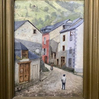 Anónimo – Óleo ‘Dos caminantes’ | Bucarest Art Gallery Consignación